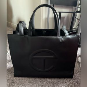 Telfar Black Medium Shopper